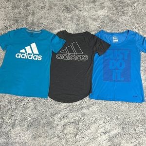 3 Adidas & Nike Tees
